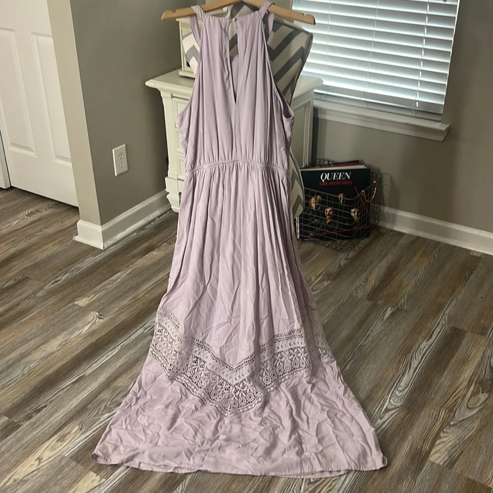 Women’s Altar’d State Lilac Maxi Dress Size Large - Picture 5 of 8